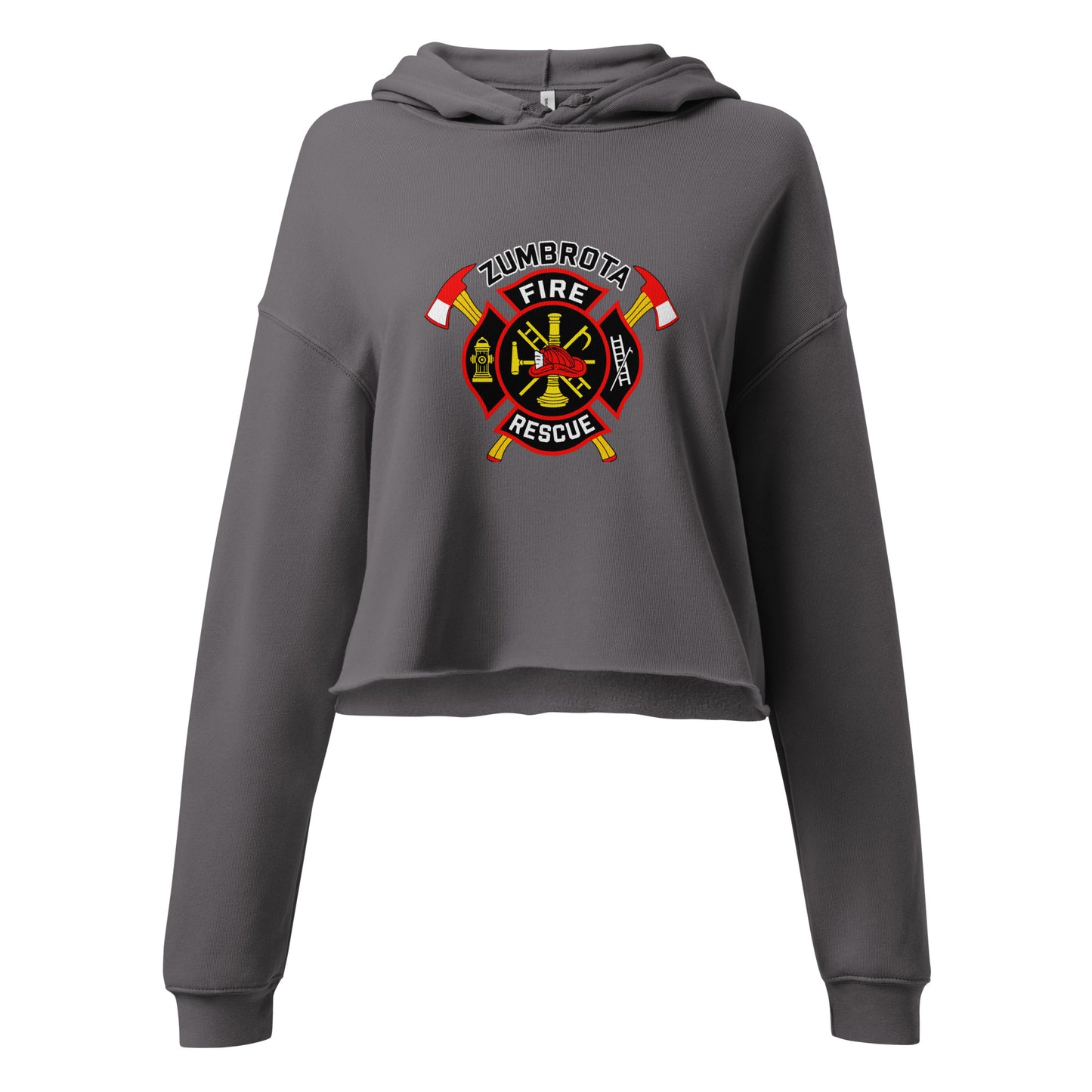 Performance | Cropped Hoodie | Zumbrota Fire Department | Vanguard Logo