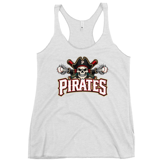 Performance | Thin Racerback Tank Top | Port City Pirates | Cannonball Portside Logo
