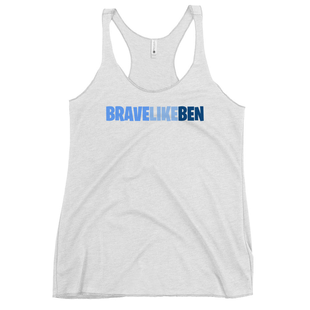 Performance | Thin Racerback Tank Top | Brave Like Ben | Workmark Logo