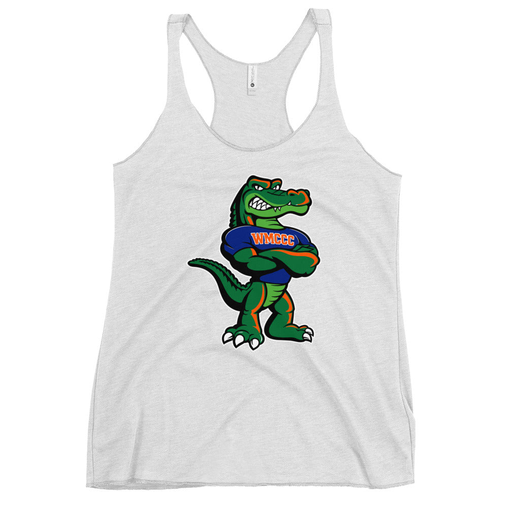 Performance | Thin Racerback Tank Top | West Memphis Community Christian College Gators | Mascot Logo