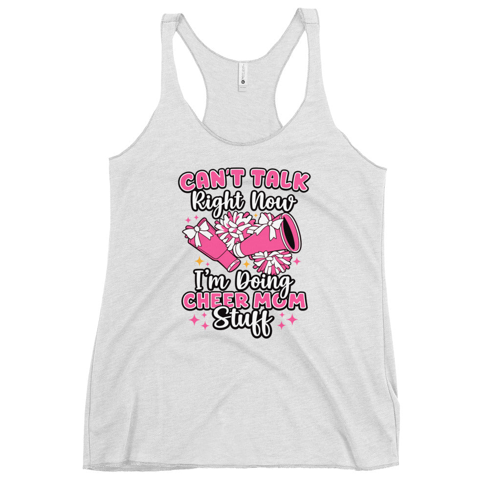 Performance | Thin Racerback Tank Top | Sunset Surge All-Star Cheerleading | Modern Script Logo