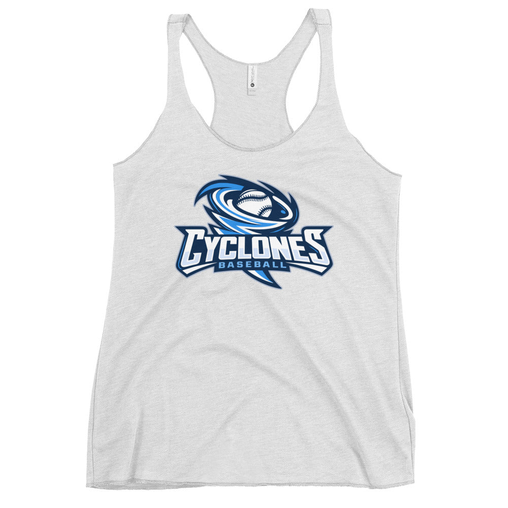 Performance | Thin Racerback Tank Top | Centre County Cyclones | Crest Logo