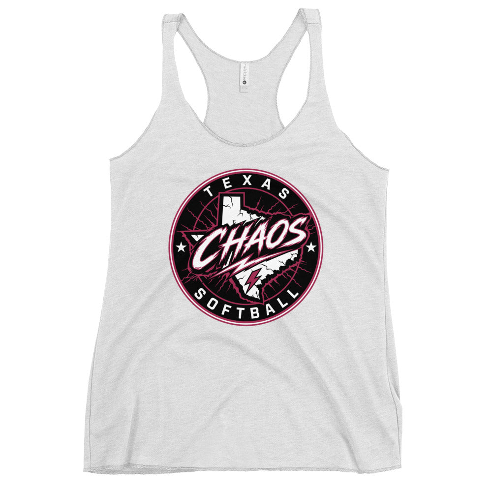 Performance | Thin Racerback Tank Top | Texas Chaos | Badge Logo