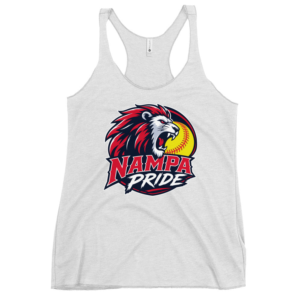Performance | Thin Racerback Tank Top | Nampa Pride | Lion Crest Logo