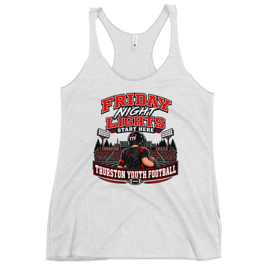 Performance | Thin Racerback Tank Top | Thurston Youth Football | Vanguard Logo