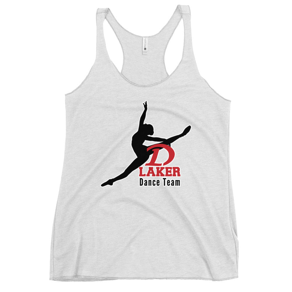 Performance | Thin Racerback Tank Top | Detroit Lakes Dance | Valor Varsity Logo