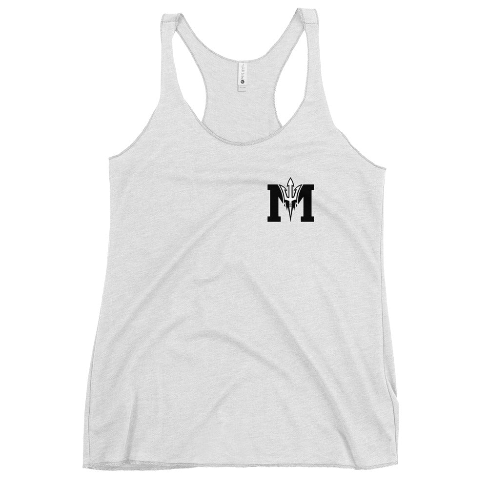 Performance | Thin Racerback Tank Top | Mamou High School | Lettermark Logo