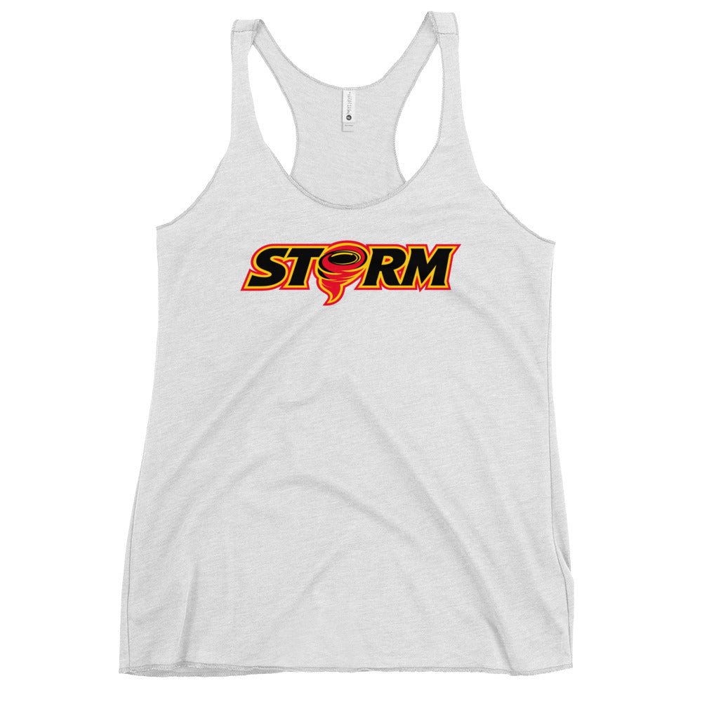 Performance | Thin Racerback Tank Top | Storm Baseball Team | Crest Logo