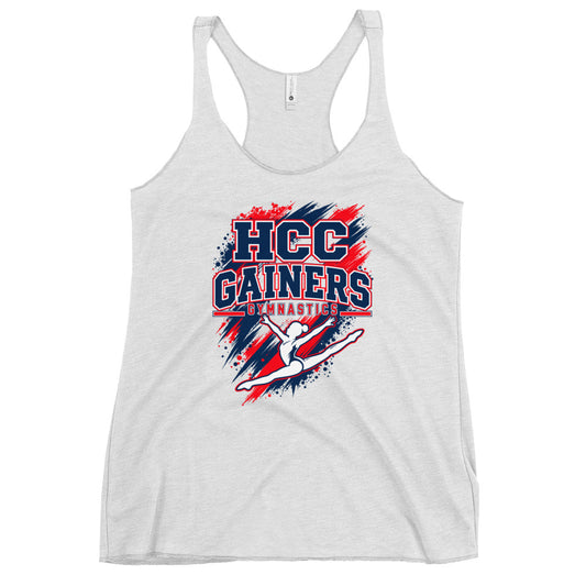 Performance | Thin Racerback Tank Top | HCC Gymnastics | Crest Logo