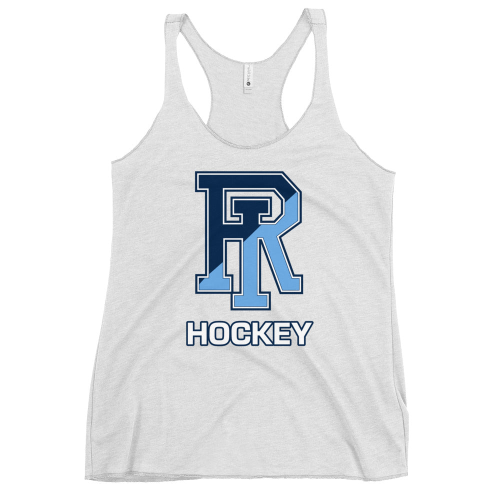 Performance | Thin Racerback Tank Top | URI Men’s Hockey | Crest Logo
