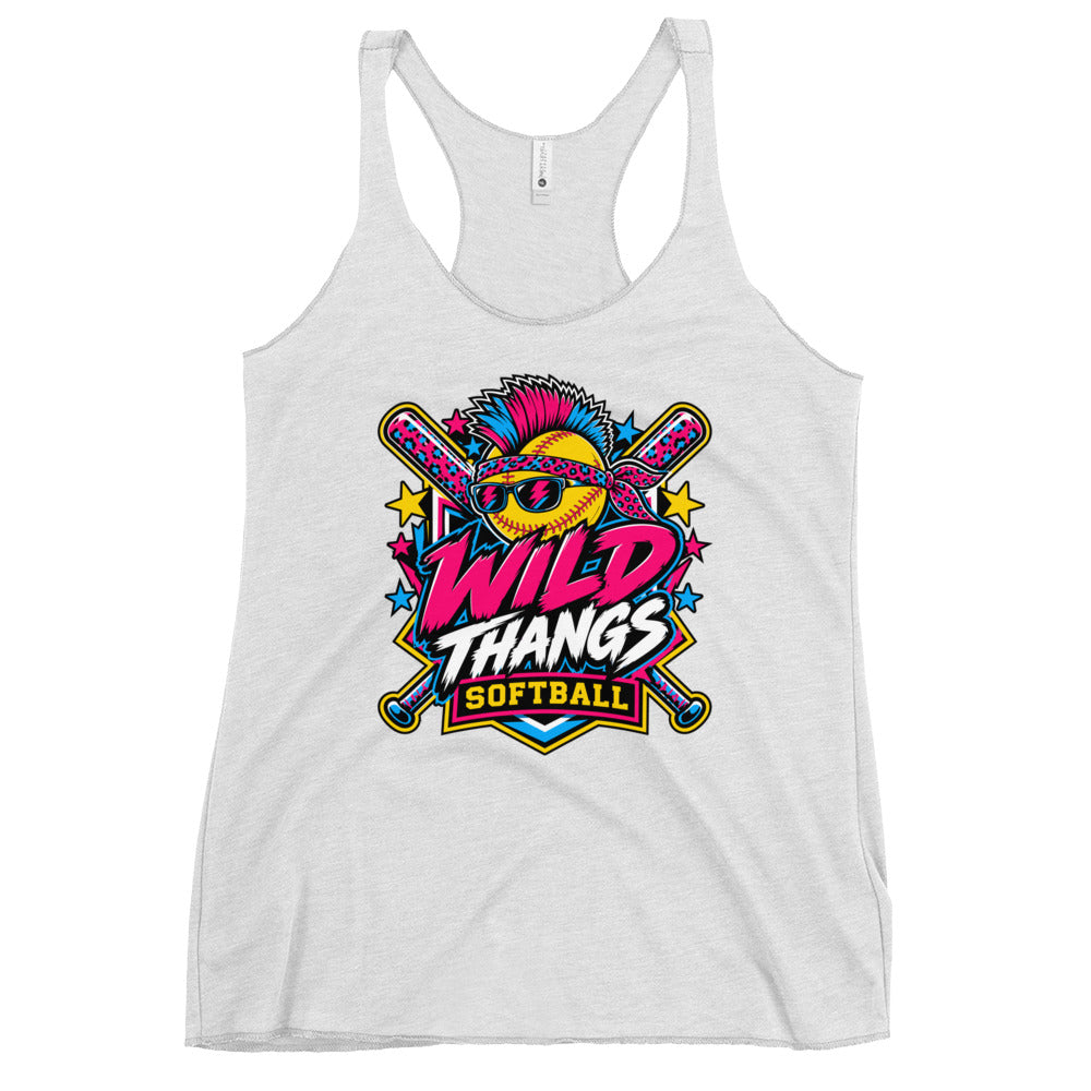 Performance | Thin Racerback Tank Top | Wild Thangs | Valor Logo