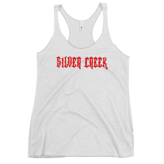 Performance | Thin Racerback Tank Top | Silver Creek 12U Schreiber | Modern Script Logo
