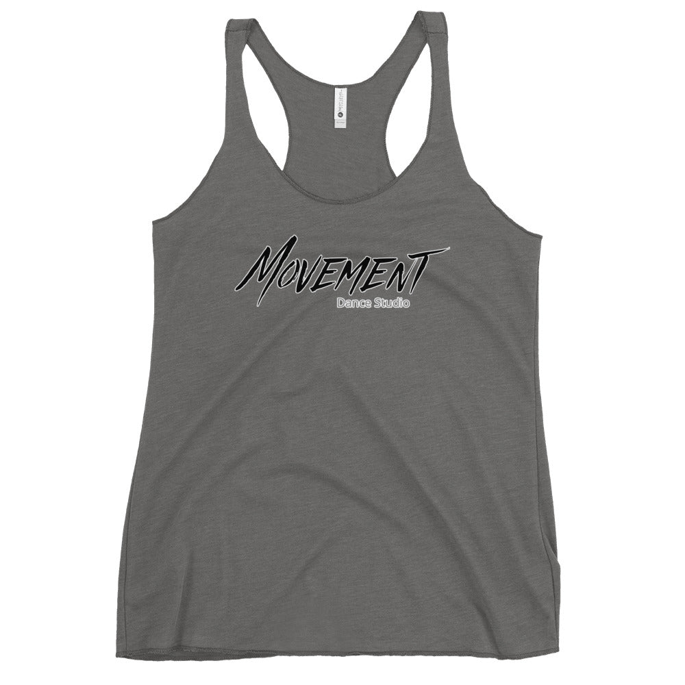 Performance | Thin Racerback Tank Top | Movement Dance Studio | Crest Logo