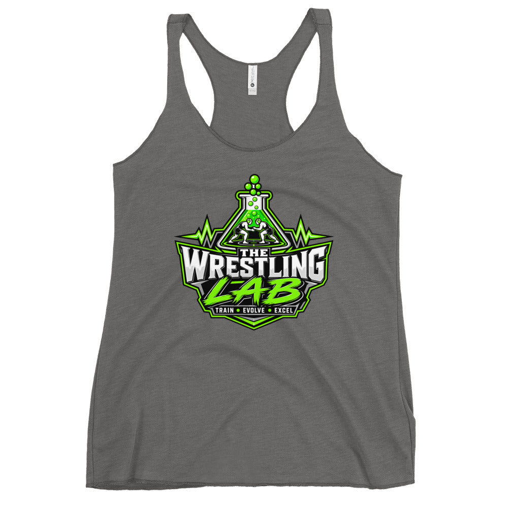 Performance | Thin Racerback Tank Top | The Wrestling Lab | Emblem Logo