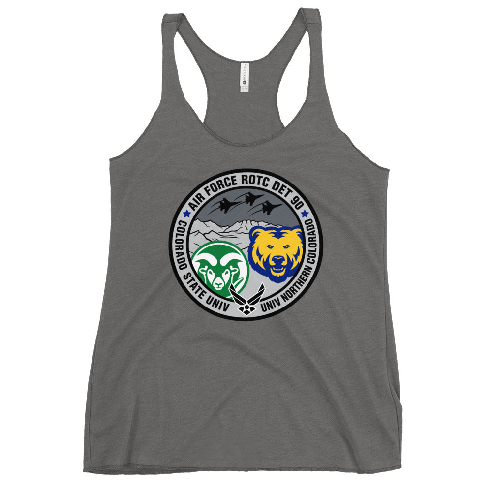 Performance | Thin Racerback Tank Top | Colorado State Detachment 90 | Badge Logo