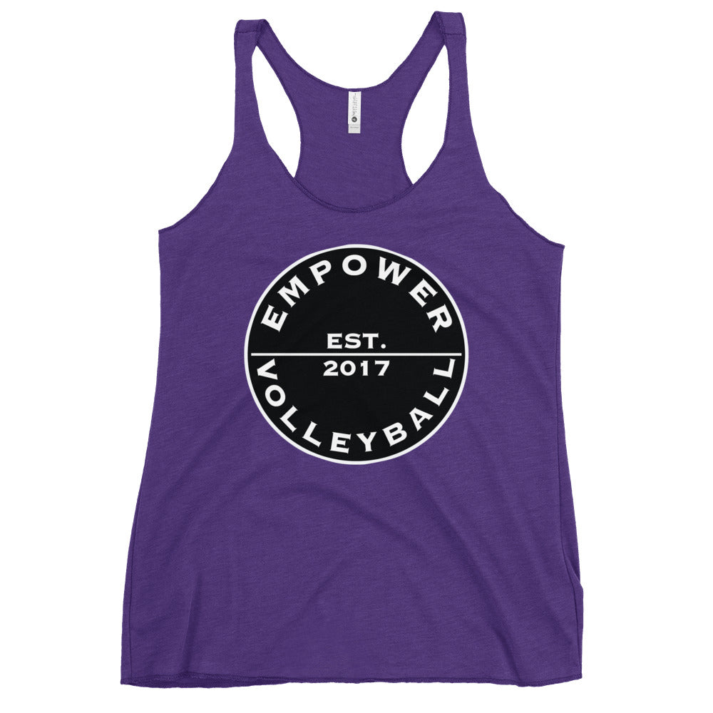 Performance | Thin Racerback Tank Top | Empower Volleyball Club | Alpha Spike Logo