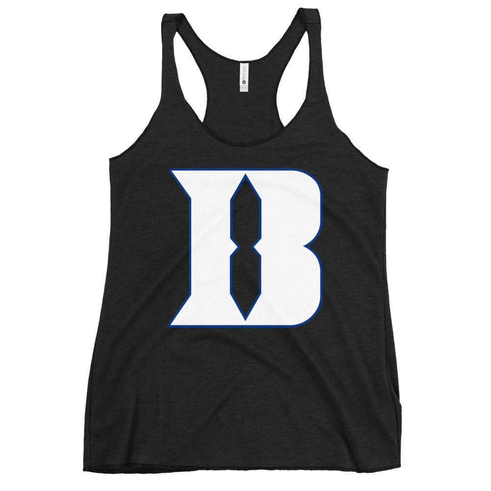 Performance | Thin Racerback Tank Top | Blueblacks Football Club | Crest Logo