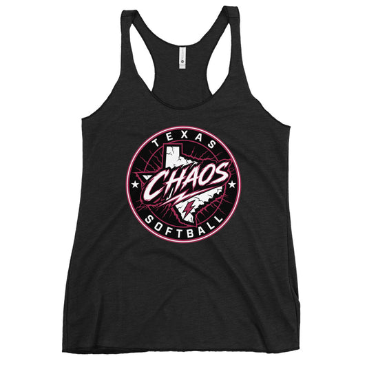 Performance | Thin Racerback Tank Top | Texas Chaos | Badge Logo