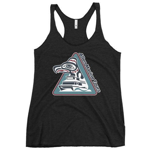 Performance | Thin Racerback Tank Top | Allen Marine | Crest Logo