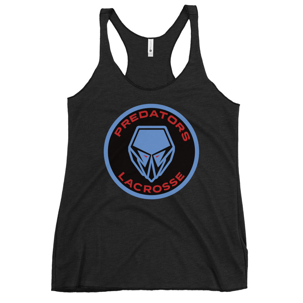 Performance | Thin Racerback Tank Top | Predators Lacrosse | Badge Logo