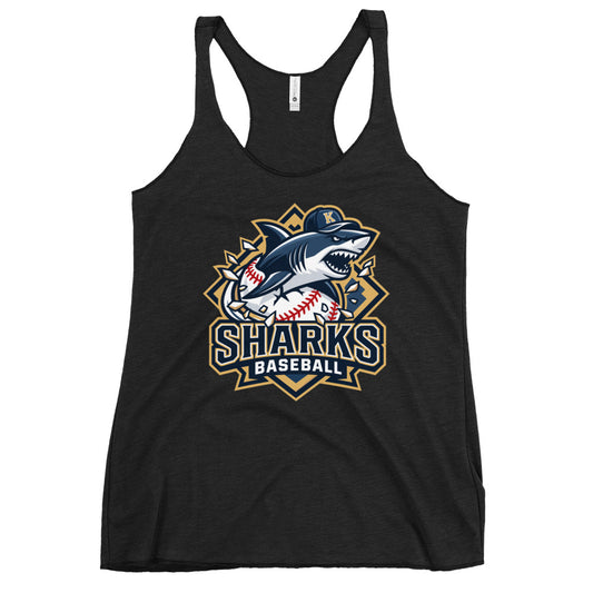 Performance | Thin Racerback Tank Top | Sharks Diamond Sports | Valor Logo