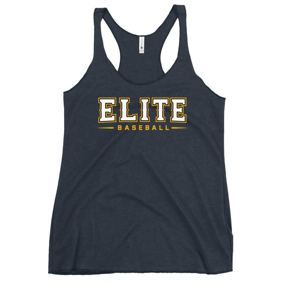 Performance | Thin Racerback Tank Top | Elite Baseball | Vanguard Logo