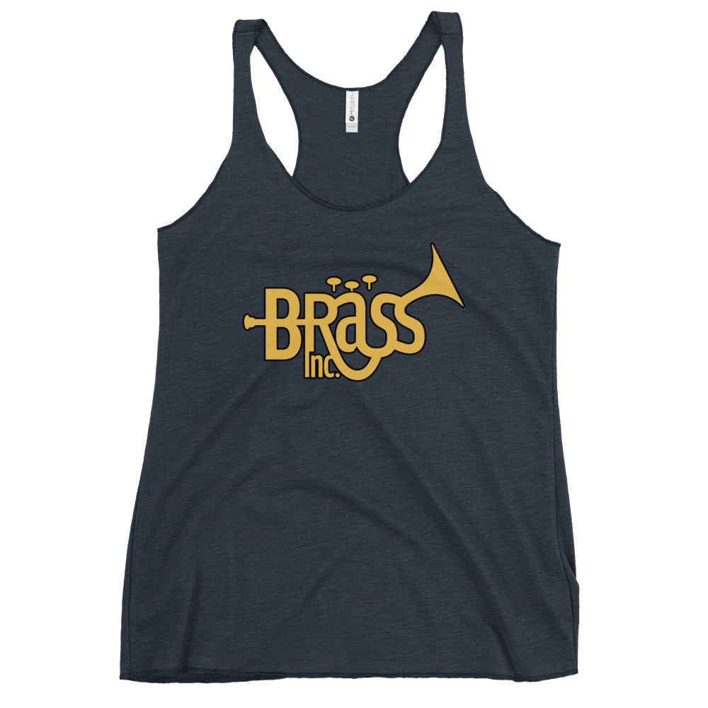 Performance | Thin Racerback Tank Top | Brass Inc. | Emblem Logo