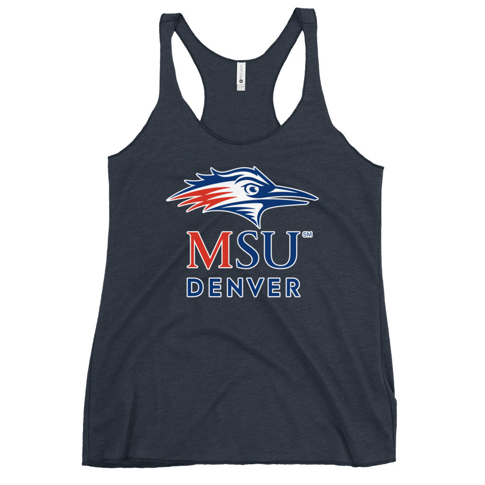 Performance | Thin Racerback Tank Top | MSU Denver Dance Team | Titan Crest Logo