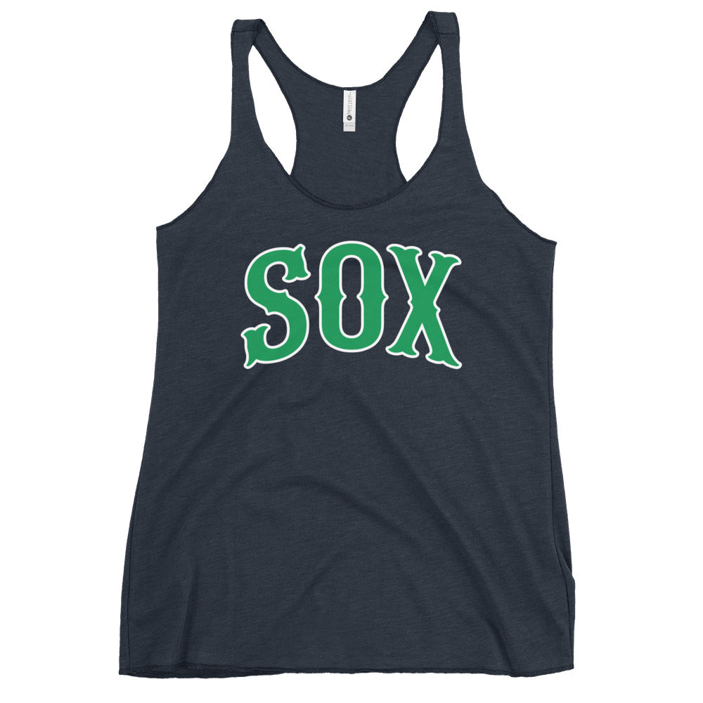 Performance | Thin Racerback Tank Top | Greenville Sox | Script Logo