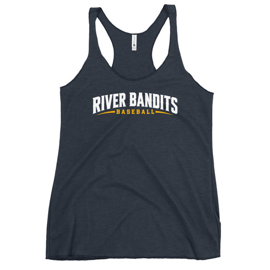 Performance | Thin Racerback Tank Top | South Bend River Bandits | Lettermark Logo