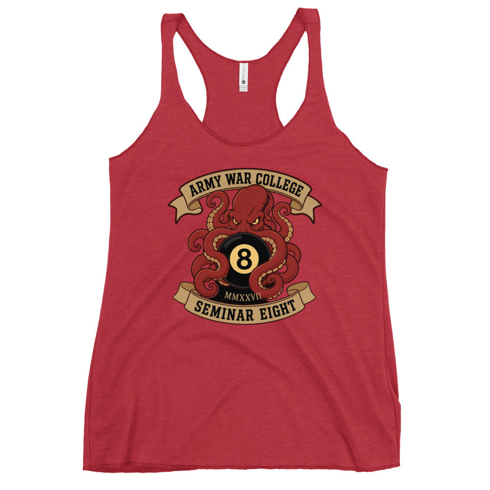 Performance | Thin Racerback Tank Top | Army War College (Seminar 8) | Crest Logo