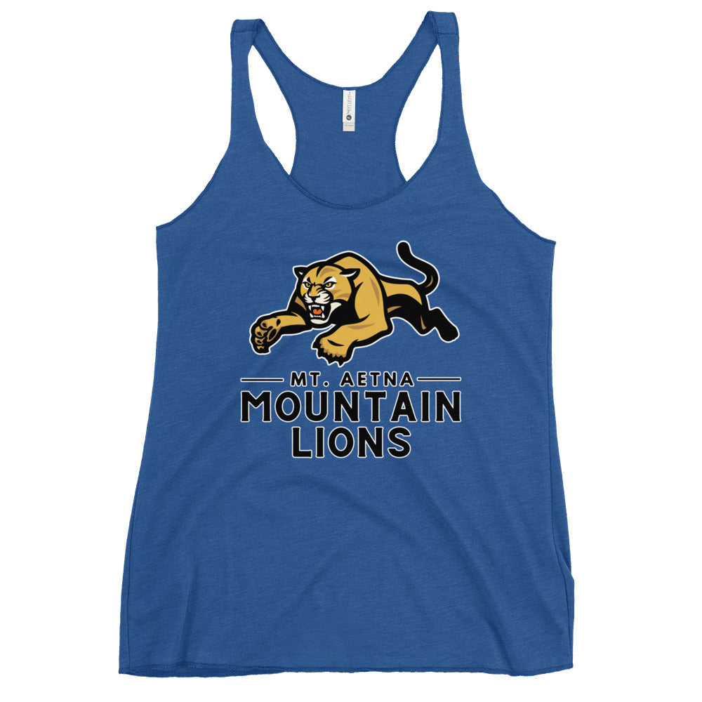 Performance | Thin Racerback Tank Top | Mt. Aetna Adventist School | Emblem Logo