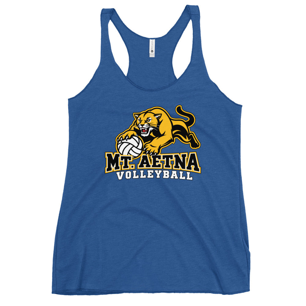 Performance | Thin Racerback Tank Top | Mt. Aetna Adventist School | Volleyball Apex Logo