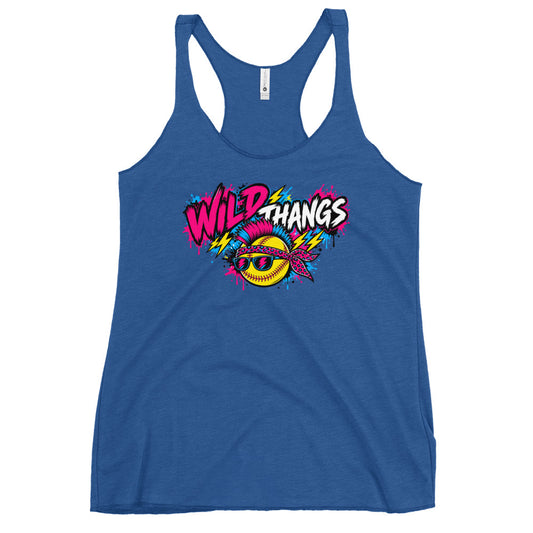 Performance | Thin Racerback Tank Top | Wild Thangs | Vanguard Logo
