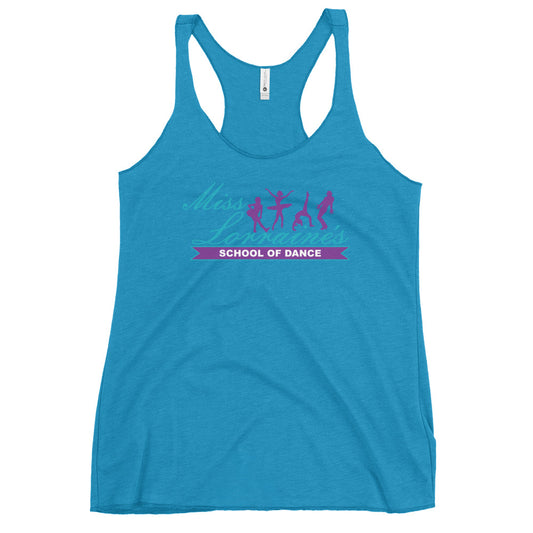Performance | Thin Racerback Tank Top | Miss Lorraine’s School of Dance | Crest Logo