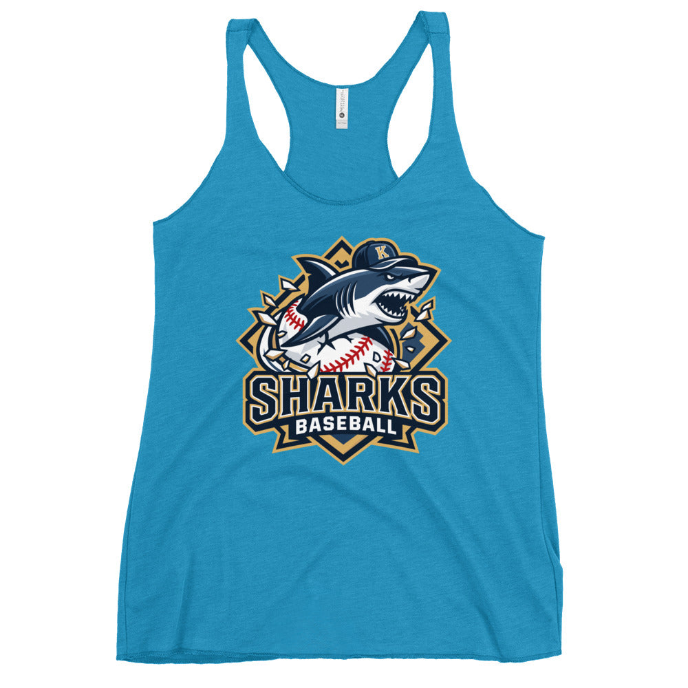 Performance | Thin Racerback Tank Top | Sharks Diamond Sports | Valor Logo