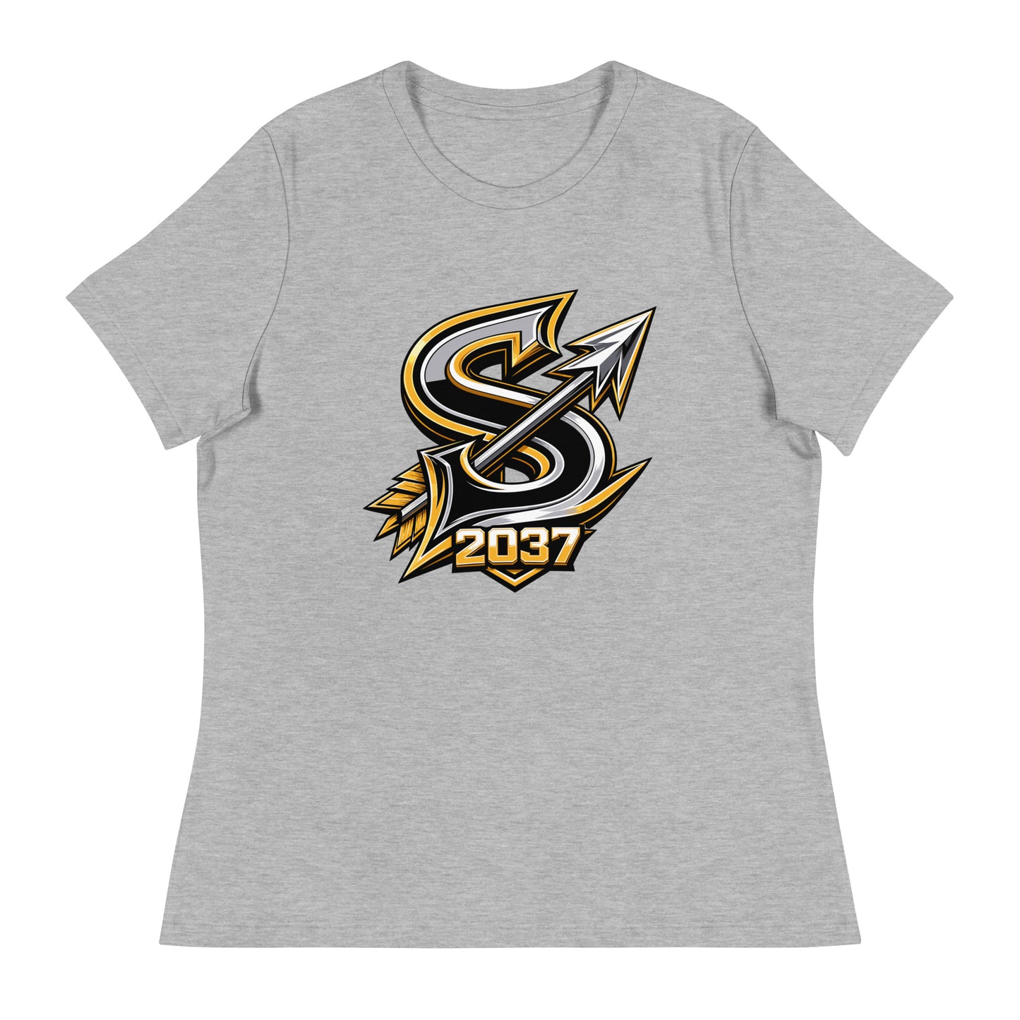 Performance | Women's Relaxed T Shirt | 2037 Sachem Arrows | Arrowhead Crest Logo