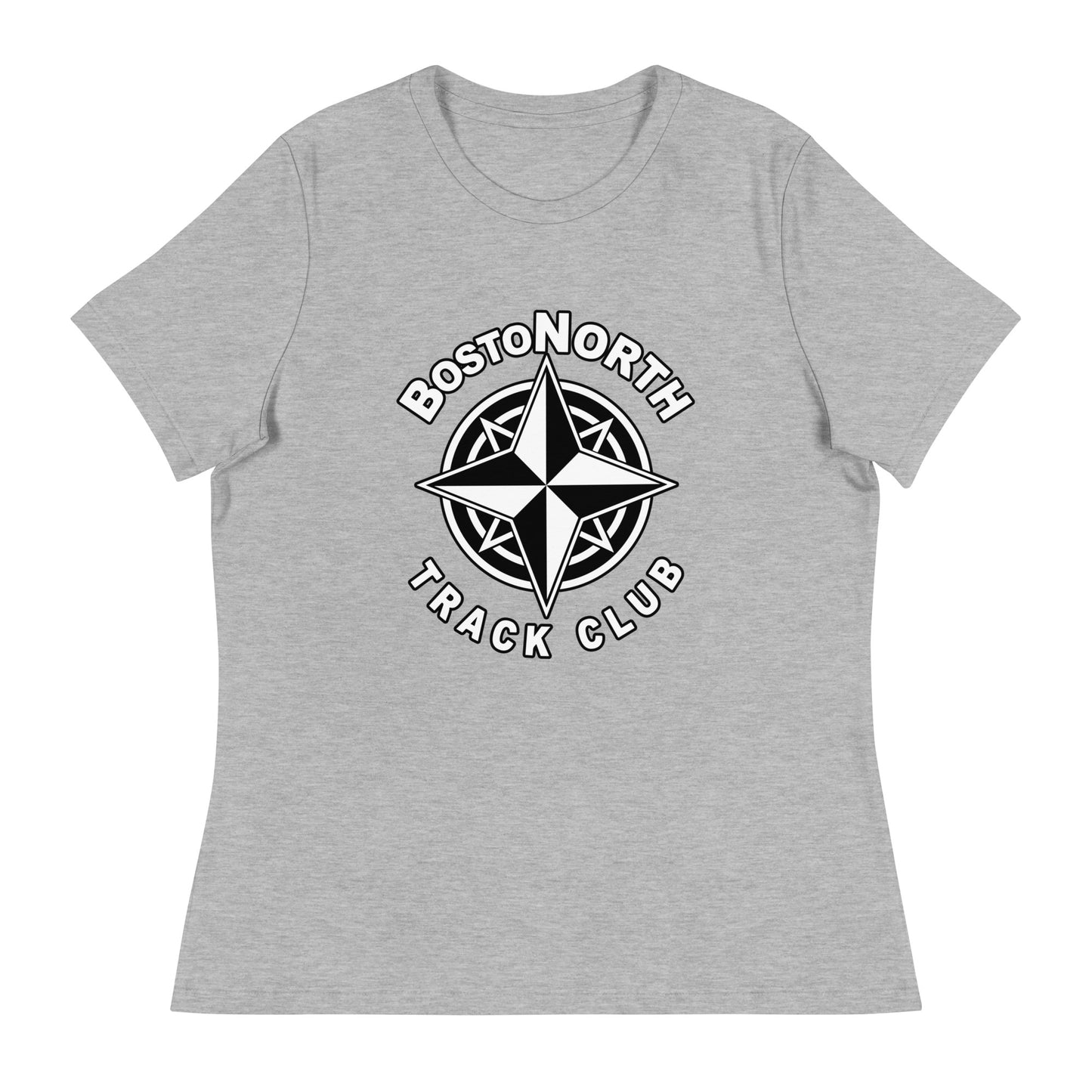 Performance | Women's Relaxed T Shirt | Boston-North Track Club | Crest Logo