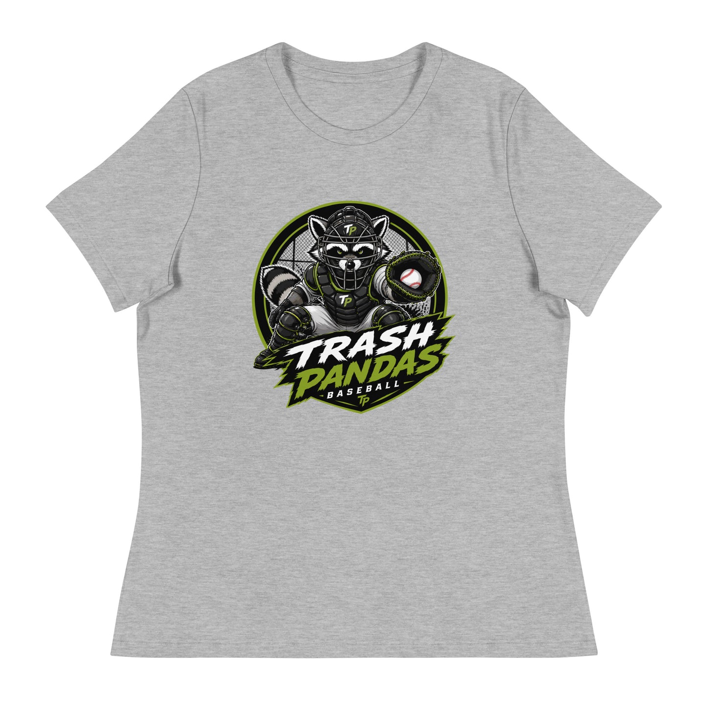 Performance | Women's Relaxed T Shirt | Trash Pandas Baseball Organization | Athletics Logo