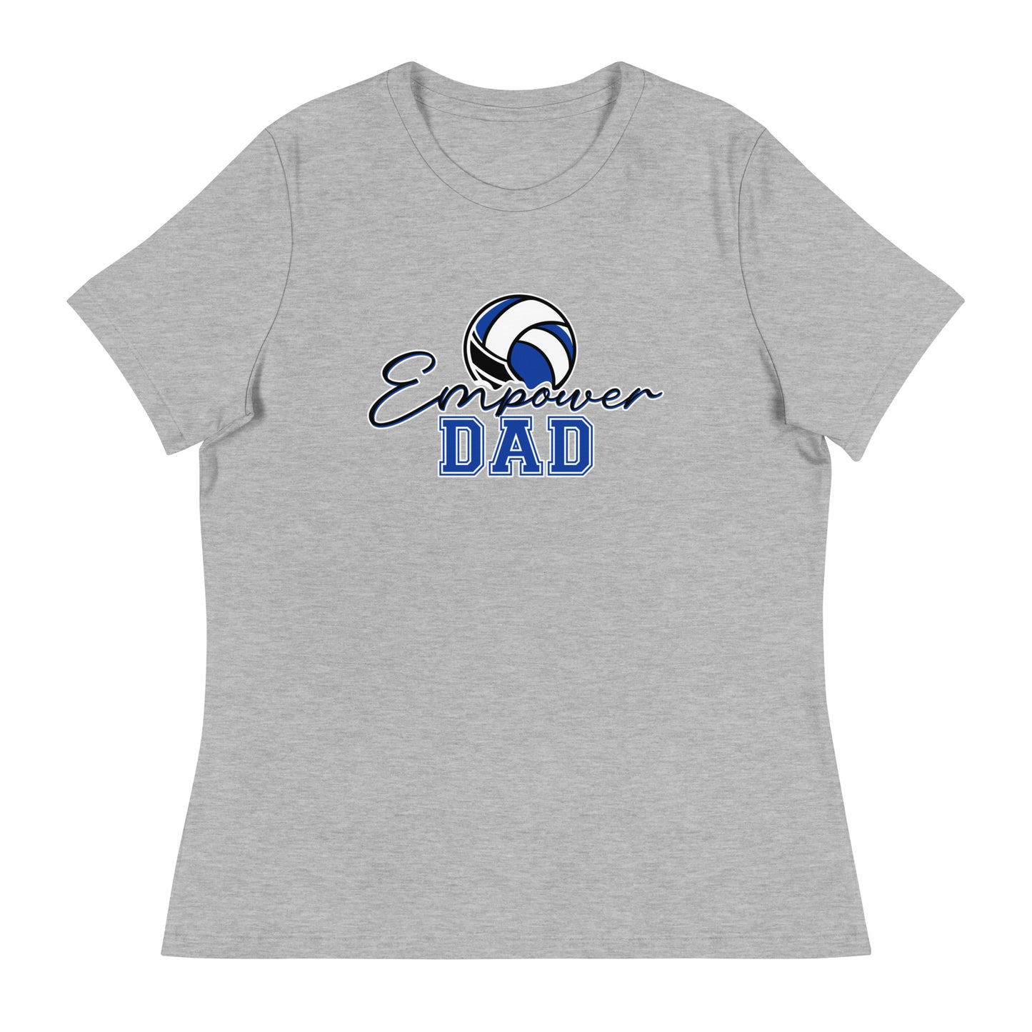 Performance | Women's Relaxed T Shirt | Empower Volleyball Club | Dad Crest Logo