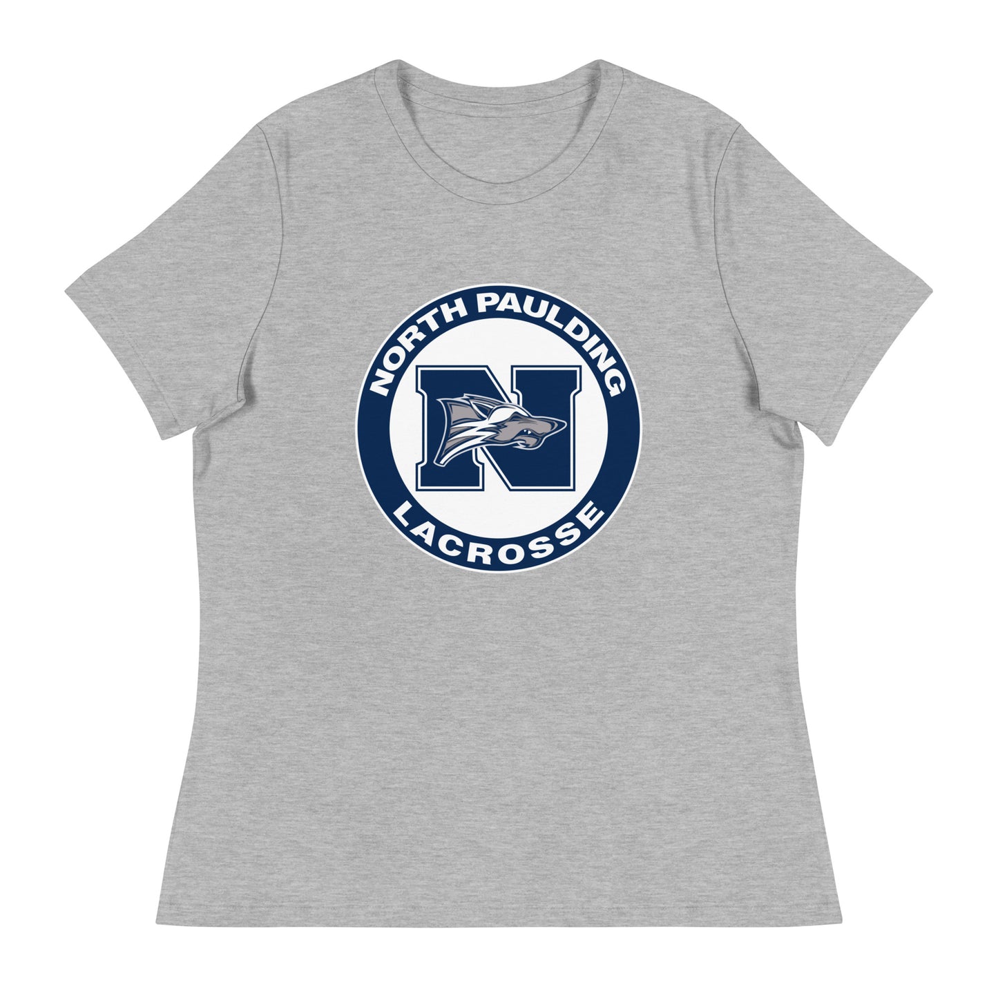 Performance | Women's Relaxed T Shirt | North Paulding Lacrosse | Badge Logo