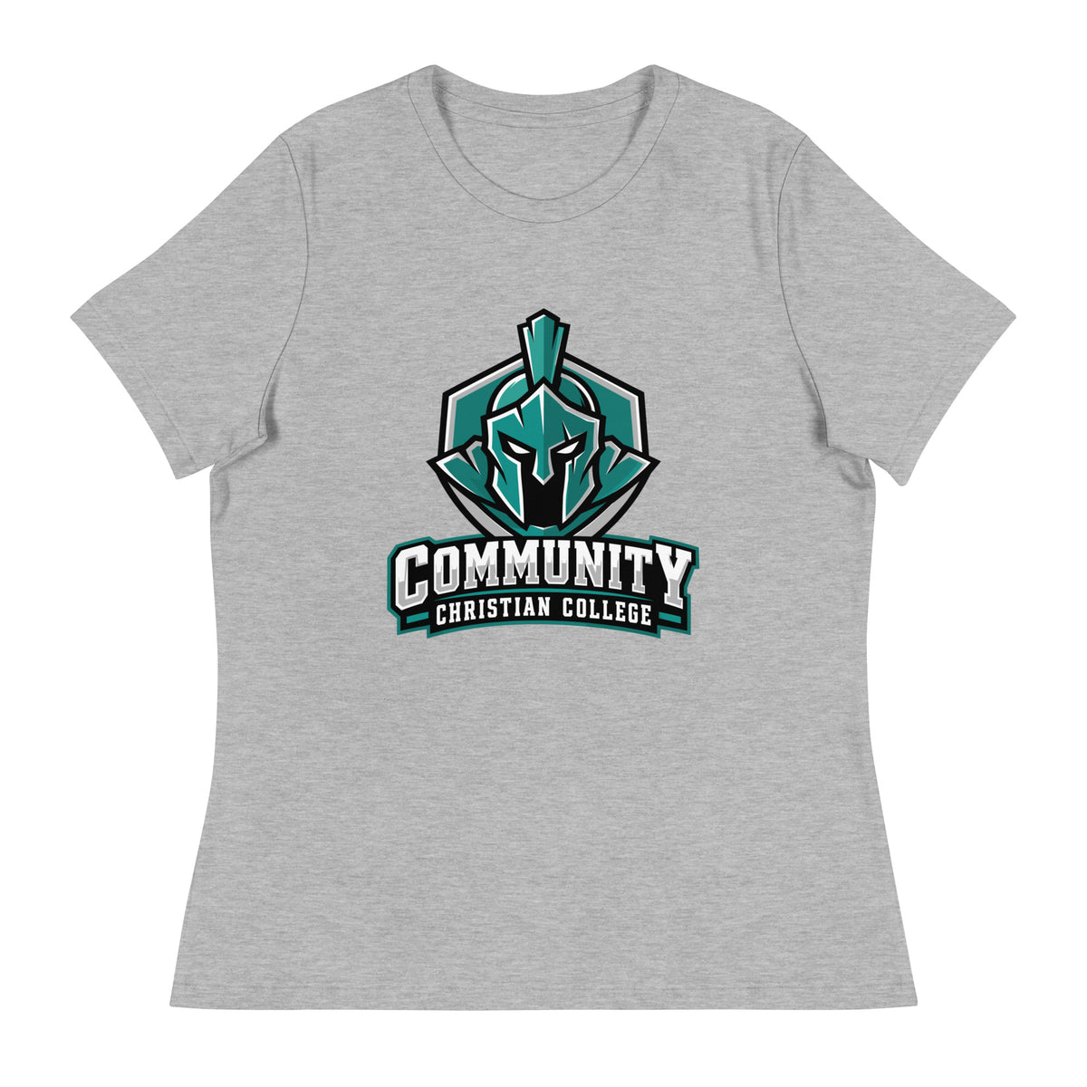Performance | Women's Relaxed T Shirt | Community Christian College | Vanguard Athletic Logo