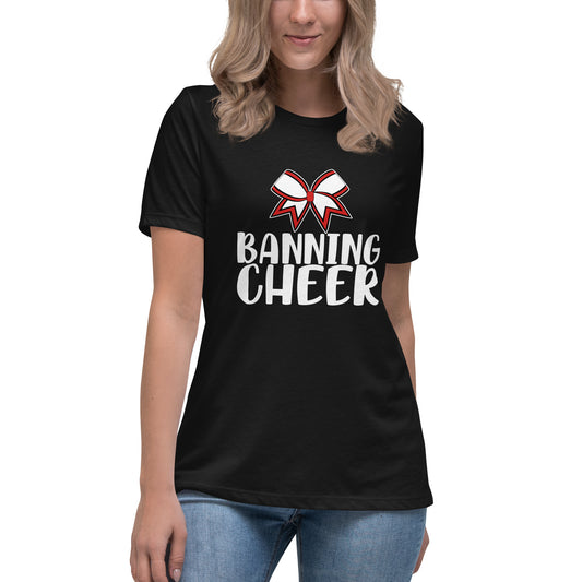 Performance | Women's Relaxed T Shirt | BHS Coed Cheer | Banning Cheer Logo