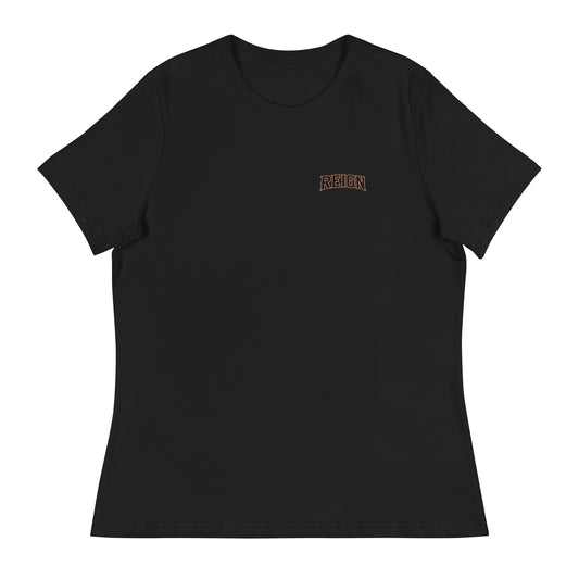 Performance | Women's Relaxed T Shirt | REIGN 10U Softball | Vanguard Logo