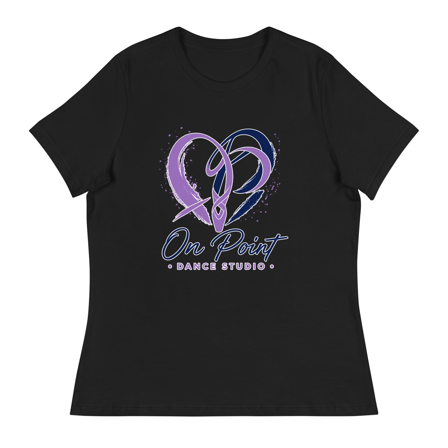 Performance | Women's Relaxed T Shirt | On Point Dance Studio | Crest Logo