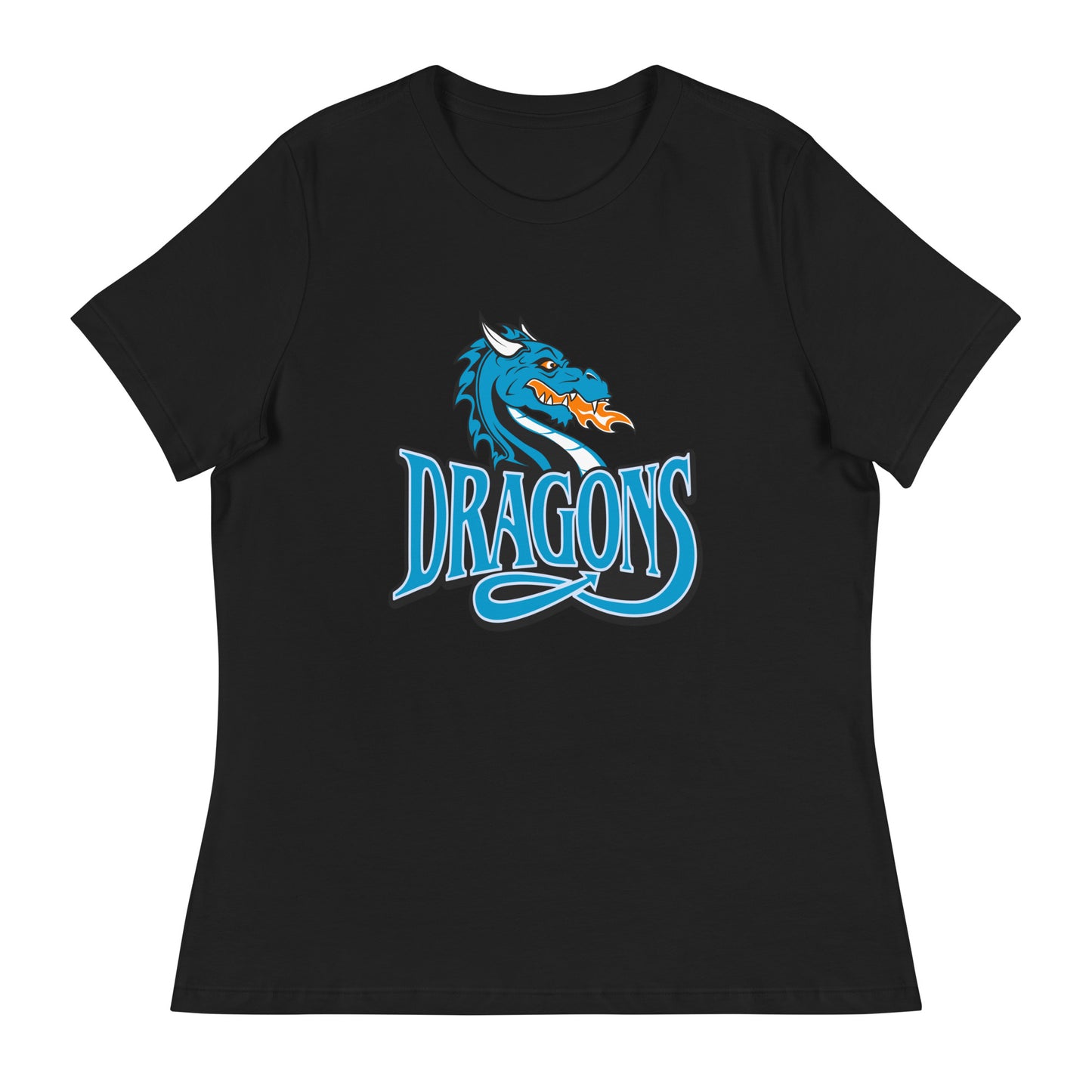Performance | Women's Relaxed T Shirt | International Studies Middle School Volleyball | Emblem Logo