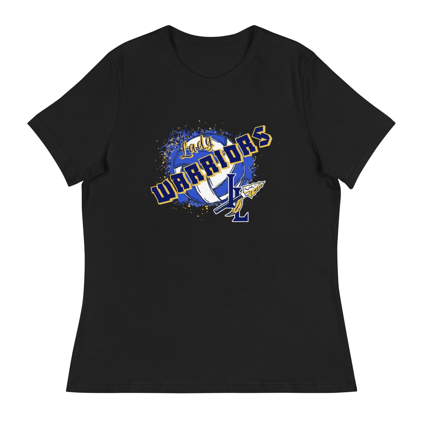 Performance | Women's Relaxed T Shirt | Indian Land Middle School Volleyball | Vanguard Warriors Logo