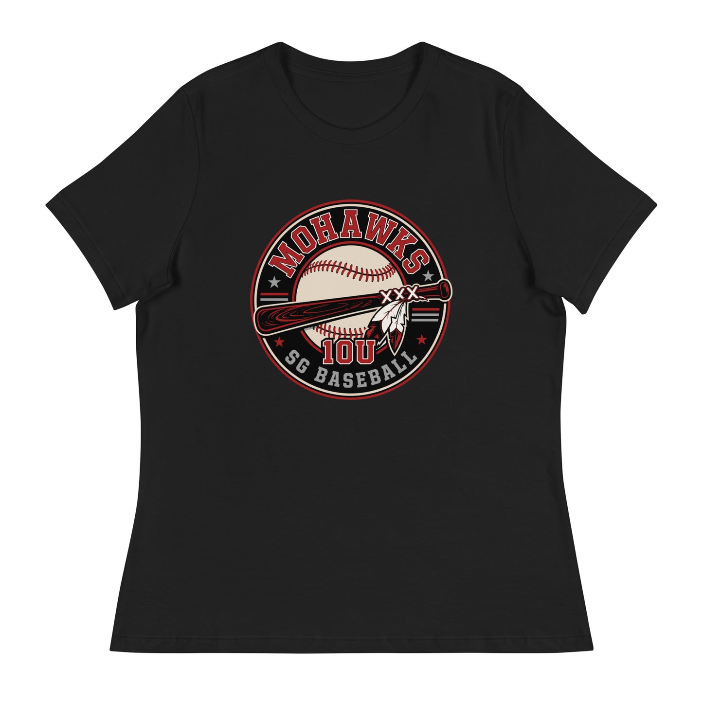 Performance | Women's Relaxed T Shirt | Mohawks | Athletics Logo