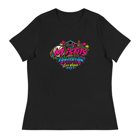 Performance | Women's Relaxed T Shirt | Misfits Baseball | Crest Logo