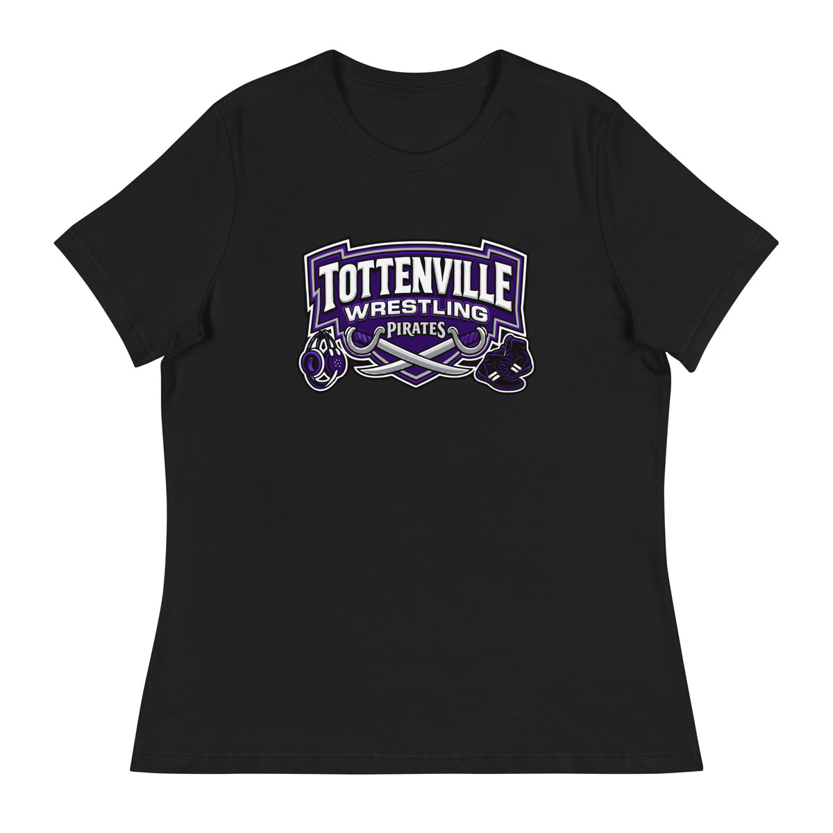 Performance | Women's Relaxed T Shirt | Tottenville wrestling club | Vanguard Logo